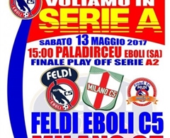 Finale c5 Playoff Feldi Eboli v/s Milano al PalaDirceu