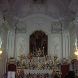 Altare della reposizione (cd. Sepolcro) Monastero delle Benedettine 2009