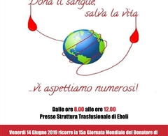 Giornata Mondiale del Donatore di sangue
