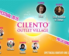 "I Ditelo Voi" e Francesco Cicchella in concerto al Cilento Outlet Village