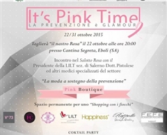 Evento benefico "It’s Pink Time" a Cantina Segreta