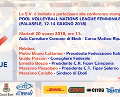 Conferenza stampa Volleyball Nations League al Palasele