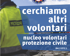 Avviso pubblico per l aggiornamento del “registro dei volontari di Protezione Civile”