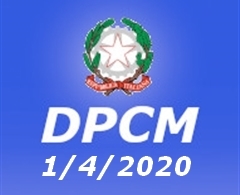 DPCM del 1/04/2020   - proroga fino al 13 aprile