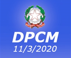  DPCM 11/3/2020: misure urgenti di contenimento epidemia COVID-19 