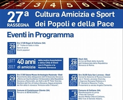 Manifestazione Amicizia Cultura e Sport dei Popoli e della Pace 