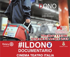 Documentario "Il Dono" al CineTeatro Italia