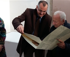 Achille Bonito Oliva ospite del sindaco Cariello per visitare il Museo Nazionale e Via delle Arti 