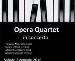 Opera Quartet in concerto a San Lorenzo